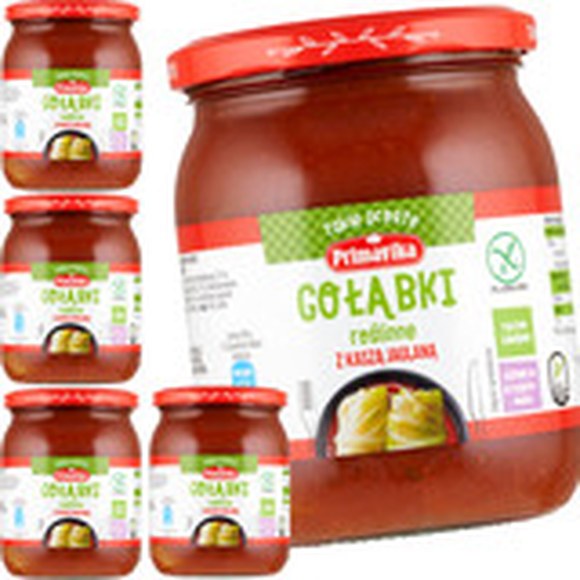 Primavika GOŁĄBKI ROŚŁINNE Z KASZĄ JAGLANĄ bez glutenu dla