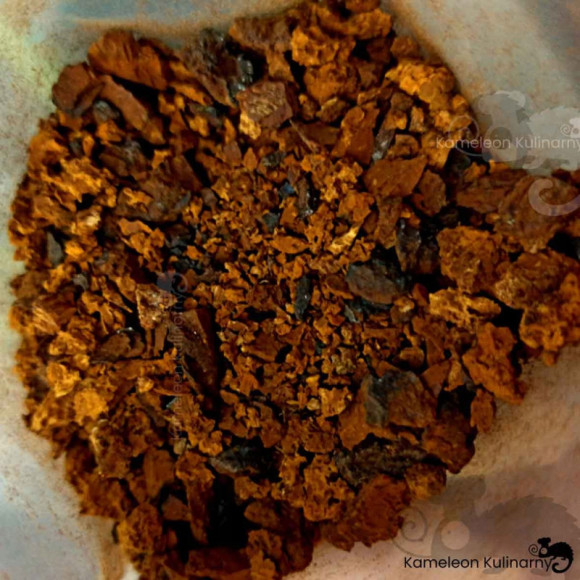 CHAGA HUBA guz brzozy CZAGA Inonotus obliquus BŁYSKOPOREK PODKOROWY 100g CHAGA HUBA guz brzozy CZAGA Inonotus obliquus BŁYSKOPOREK PODKOROWY 100g