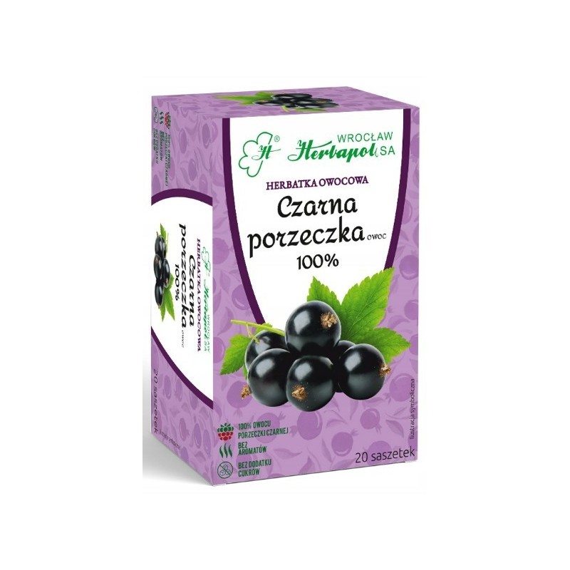Herbapol CZARNA PORZECZKA 100% herbata owocowa fix 20szt x