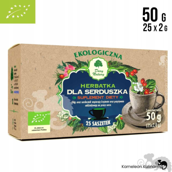 eko HERBATKA DLA SERDUSZKA zdrowe SERCE suplement eko HERBATKA DLA SERDUSZKA zdrowe SERCE suplement