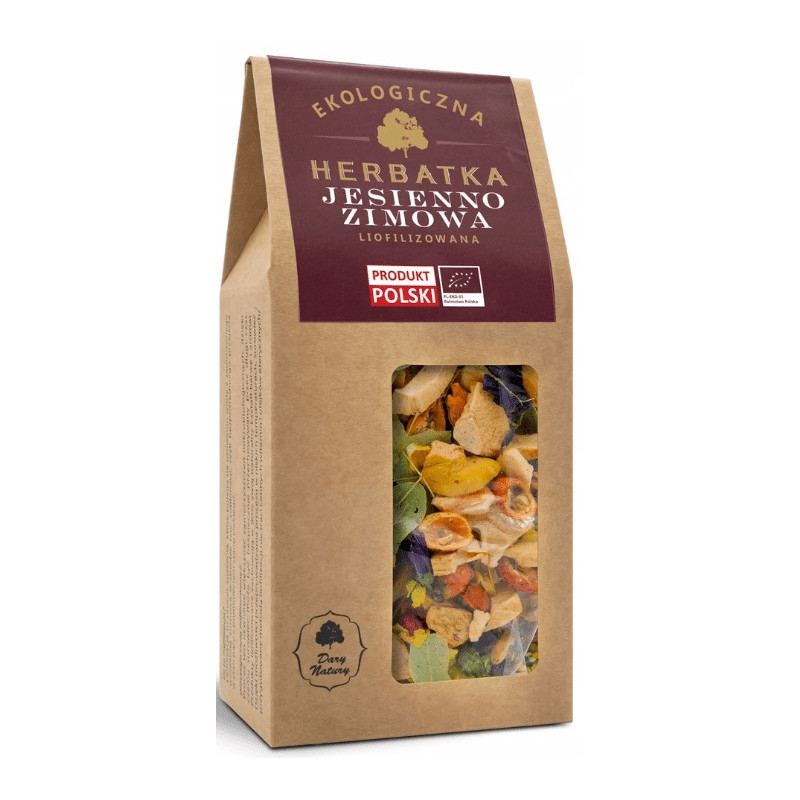 eko HERBATKA JESIENNO ZIMOWA liofilizowana Ziołowo Owocowa 50g DARY NATURY