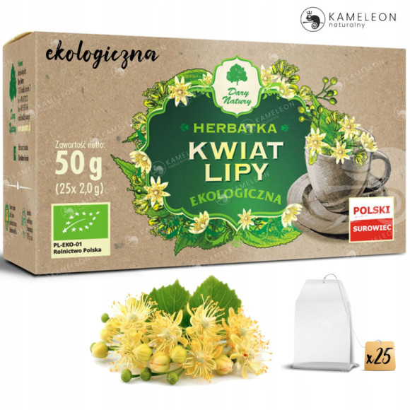 eko HERBATKA KWIAT LIPY LIPA 50g DARY NATURY wsparcie UKŁAD ODDECHOWY GRYPA eko HERBATKA KWIAT LIPY LIPA 50g DARY NATURY wsparcie UKŁAD ODDECHOWY GRYPA