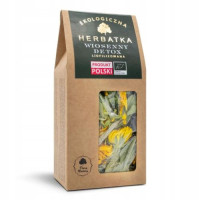 eko HERBATKA WIOSENNY DETOX Liofilizowana Szałwia Nagietek Bratek 25g DARY