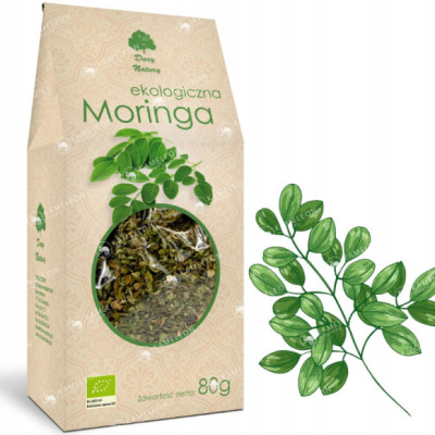 EKOLOGICZNY LIŚĆ MORINGA DARY NATURY wsparcie PRAWIDŁOWY POZIOM GLUKOZY 80g