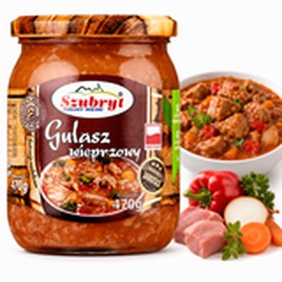 Szubryt GULASZ WIEPRZOWY gotowe dania domowe 470g