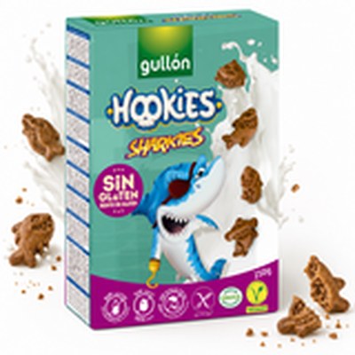 Gullón SHARKIES CIASTECZKA KAKAOWE bezglutenowe w kształcie