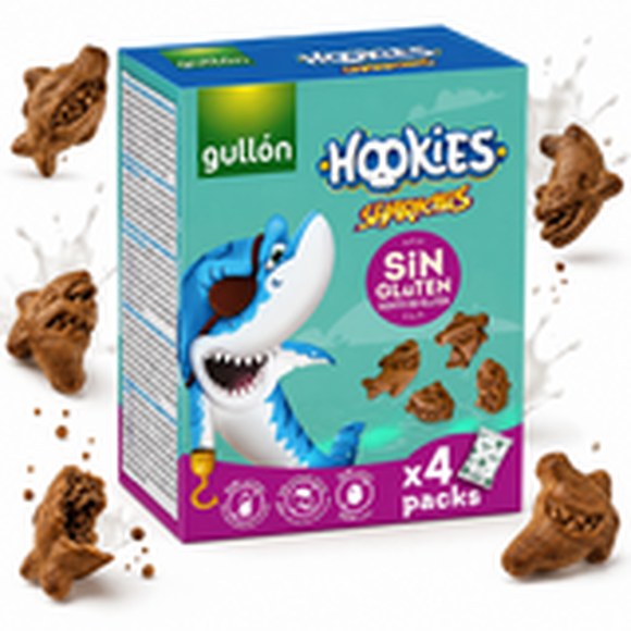 Gullón SHARKIES CIASTECZKA KAKAOWE bezglutenowe REKINY
