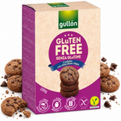 Gullón COOKIES CZEKOLADOWE z kawałkami czekolady bez