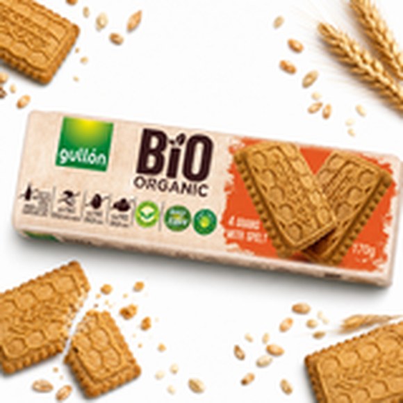 Gullon BIO 4 GRAINS WITH SPELT BIO CIASTECZKA 4 ZIARNA Z ORKISZEM 170g
