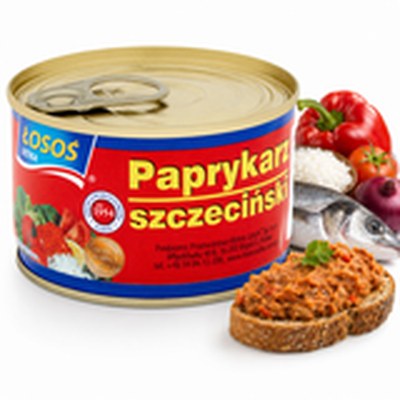 Łosoś Ustka PAPRYKARZ SZCZECIŃSKI konserwa rybna puszka 170g