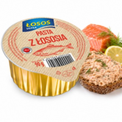 Łosoś Ustka PASTA Z ŁOSOSIA kremowa pasta rybna 90g