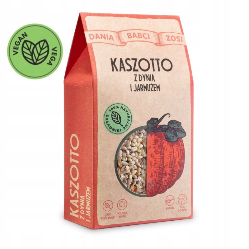 DANIA BABCI ZOSI - KASZOTTO z dynia i jarmużem 200g KRÓTKA