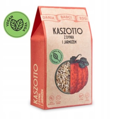 DANIA BABCI ZOSI - KASZOTTO z dynia i jarmużem 200g KRÓTKA