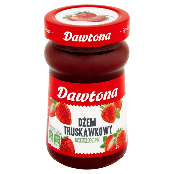 DŻEM TRUSKAWKOWY Z TRUSKAWEK o obniżonej zawartości cukrów