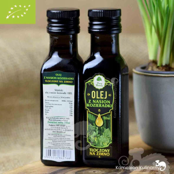 OLEJ Z NASION KOZIERADKI tłoczony na zimno 5x 100ml DARY NATURY OLEJ Z NASION KOZIERADKI tłoczony na zimno 5x 100ml DARY NATURY