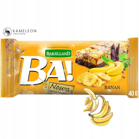 BAKALLAND BA Zdrowy BATON ZBOŻOWY mix smaków 21szt