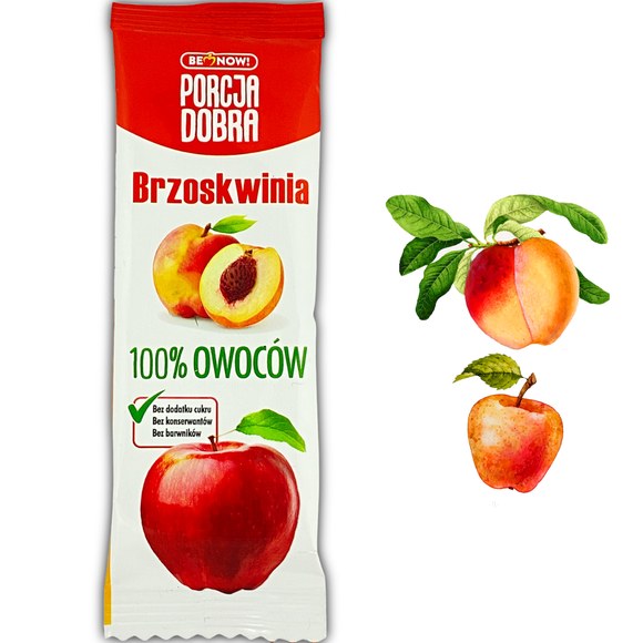 PORCJA DOBRA przeksąska LISTEK Brzoskwinia Pomarańcza
