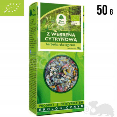 herbatka Z WERBENĄ CYTRYNOWĄ WERBENA CYTRYNOWA eko 50g DARY NATURY