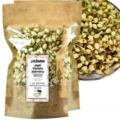 JAŚMIN JASMINUM suszone pączki kwiatów - I.gat 20g