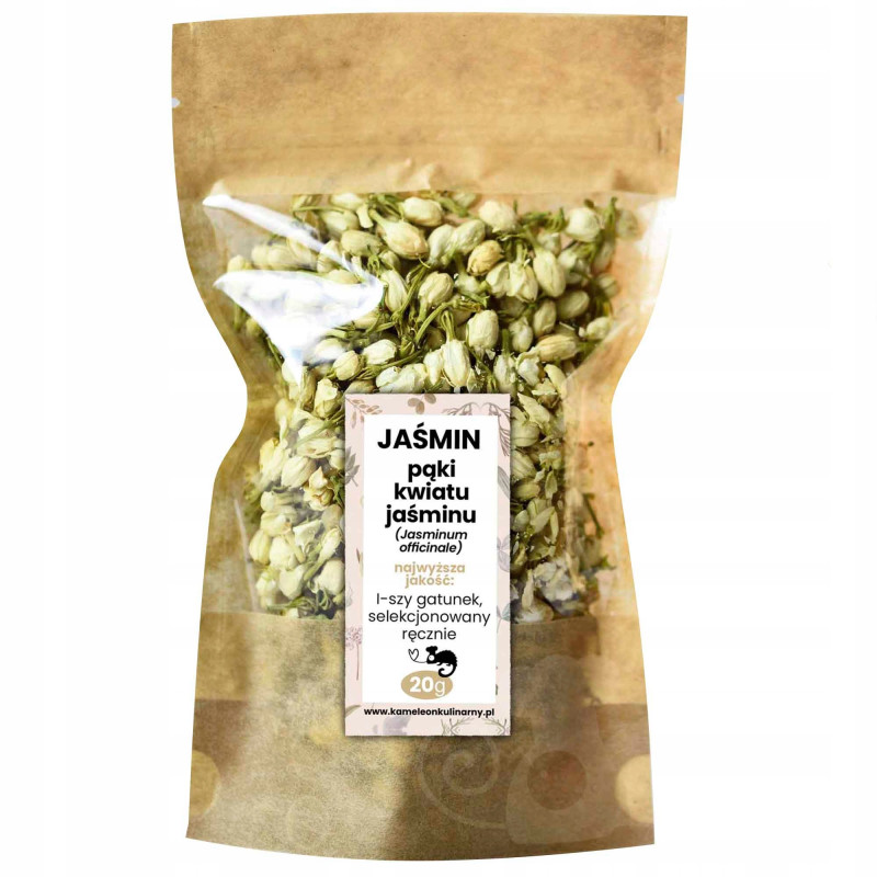 JAŚMIN JASMINUM suszone pączki kwiatów - I.gat 20g