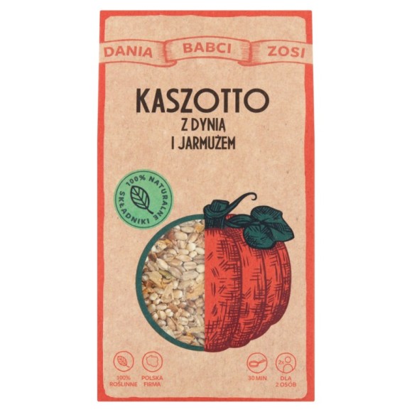 DANIA BABCI ZOSI - KASZOTTO z dynia i jarmużem 200g KRÓTKA
