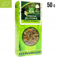 JELITOWA herbatka eko wsparcie: TRAWIENIE MIKROFLORA JELIT 50g DARY NATURY