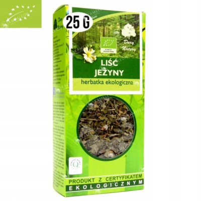 JEŻYNA LIŚĆ JEŻYNY eko 25g DARY NATURY wsparcie GRYPA PRZEZIĘBIENIE