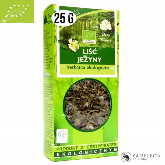 JEŻYNA LIŚĆ JEŻYNY eko 25g DARY NATURY wsparcie GRYPA PRZEZIĘBIENIE JEŻYNA LIŚĆ JEŻYNY eko 25g DARY NATURY wsparcie GRYPA PRZEZIĘBIENIE