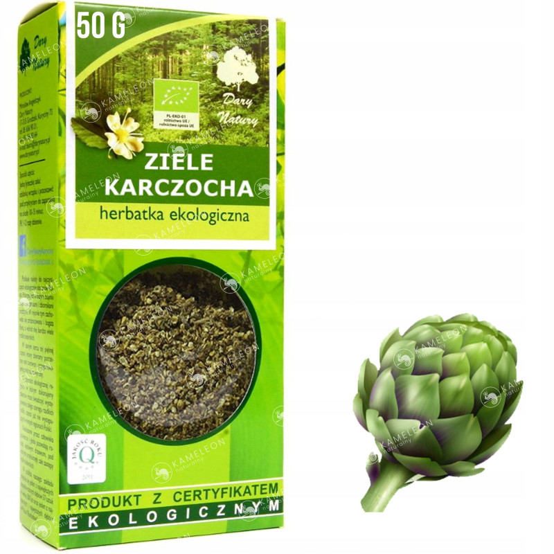 KARCZOCH ZIELE KARCZOCHA eko 50g DARY NATURY wsparcie: WĄTROBA POZIOM CUKRU