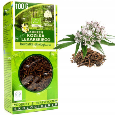 KOZŁEK LEKARSKI - KORZEŃ KOZŁA LEKARSKIEGO eko ziele 100g DARY NATURY