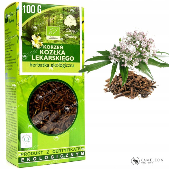 KOZŁEK LEKARSKI - KORZEŃ KOZŁA LEKARSKIEGO eko ziele 100g DARY NATURY
