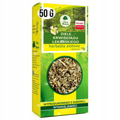 KRWIŚCIĄG LEKARSKI ziele KRWIŚCIĄGU 50g DARY NATURY wsparcie ŁOJOTOK ŁUPIEŻ