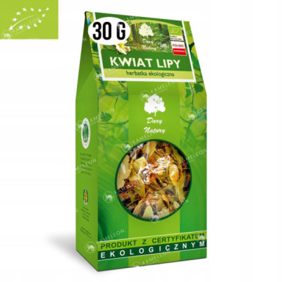 LIPA KWIAT LIPY eko 30G DARY NATURY wsparcie ODPORNOŚĆ GRYPA PRZEZIĘBIENIE