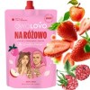 Owolovo NA RÓŻOWO MUS OWOCOWY jabłko Truskawka Malina 200g