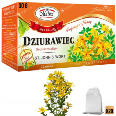 MALWA DZIURAWIEC ziele DZIURAWCA wątroba trawienie