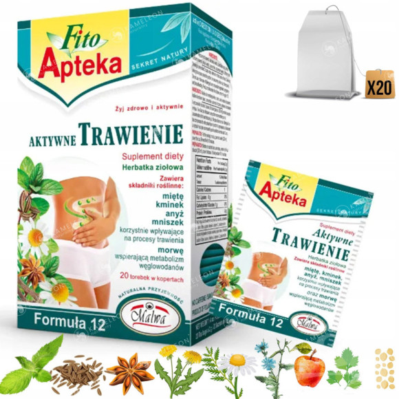 MALWA FITO APTEKA AKTYWNE TRAWIENIE ukł. pokarmowy MALWA FITO APTEKA AKTYWNE TRAWIENIE ukł. pokarmowy