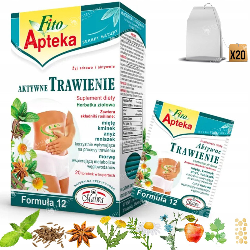 MALWA FITO APTEKA AKTYWNE TRAWIENIE ukł. pokarmowy