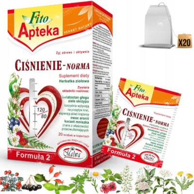 MALWA FITO APTEKA CIŚNIENIE NORMA zioła HERBATA
