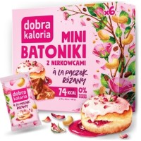 Dobra Kaloria MINI BATONIKI o smaku A LA PĄCZEK RÓŻANY bez