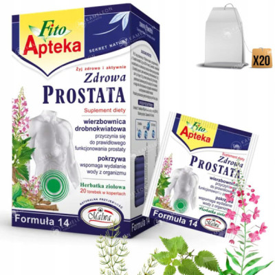 MALWA FITO APTEKA ZDROWA PROSTATA zioła HERBATA