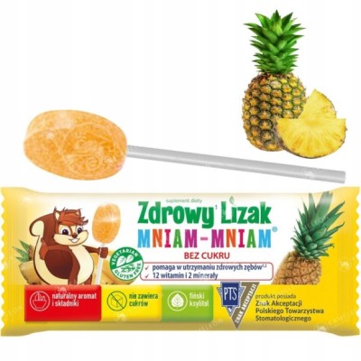 Starpharma ZDROWY LIZAK ananas ANANASOWY bez cukru z