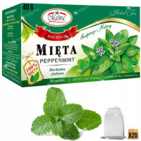 MALWA MIĘTA liść MIĘTY 20 saszetek 40G TRAWIENIE