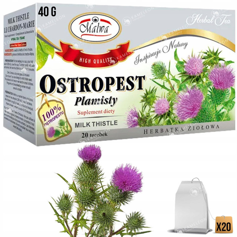MALWA OSTROPEST PLAMISTY nasiona i ziele x20 40G