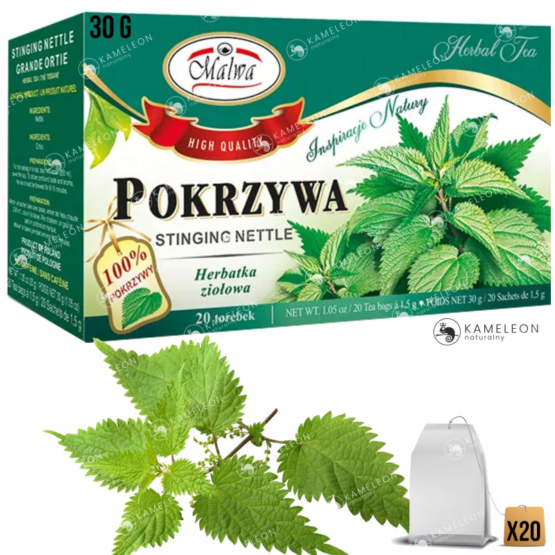MALWA POKRZYWA ziele POKRZYWY wsparcie UKŁAD MOCZOWY ODPORNOŚĆ WŁOSY KOŚCI