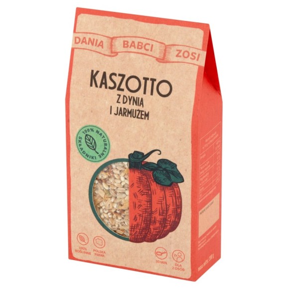 DANIA BABCI ZOSI - KASZOTTO z dynia i jarmużem 200g KRÓTKA