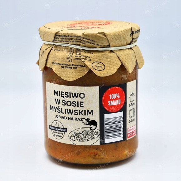 3x GOTOWE DANIE MIĘSIWO W SOSIE MYŚLIWSKIM + STROGONOW +