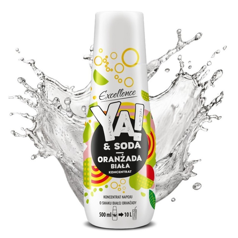 YA!&SODA Classic KONCENTRAT NAPOJU o smaku BIAŁEJ ORANŻADY
