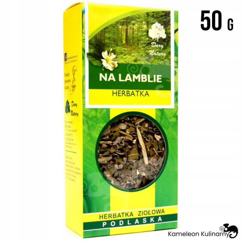 NA LAMBLIE HERBATKA ZIOŁOWA przeciwpasożytnicza mieszanka 50G DARY NATURY