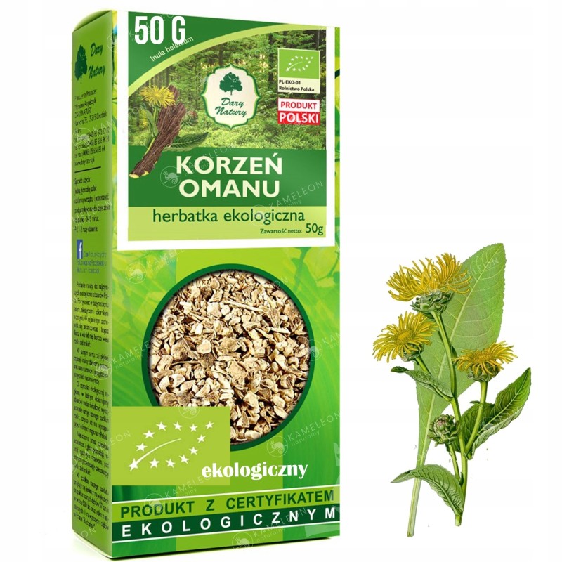 Dary Natury KORZEŃ OMANU 50g Herbatka Ekologiczna WSPARCIE