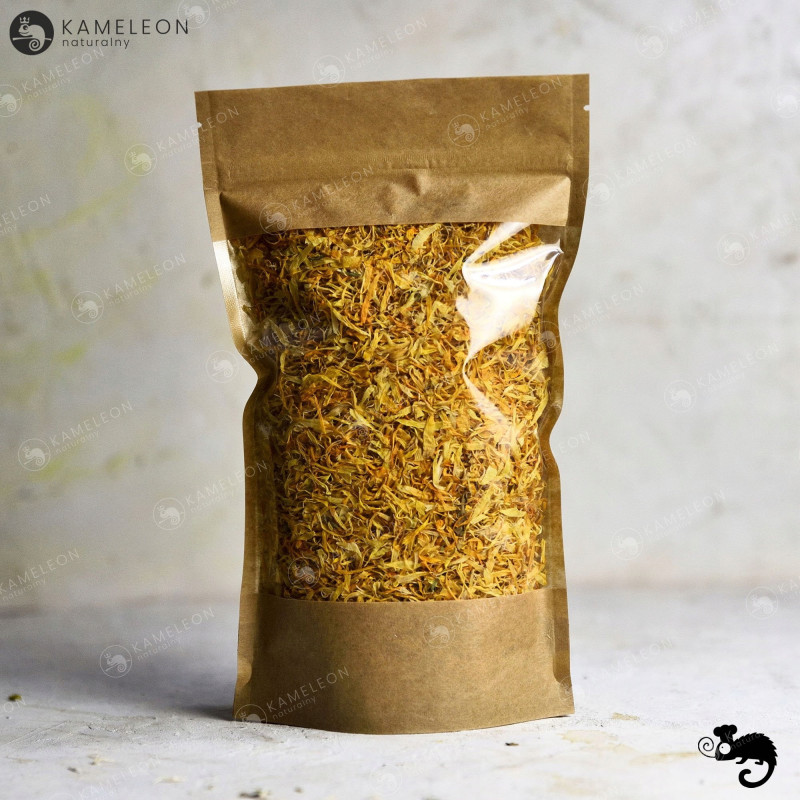 NAGIETEK LEKARSKI suszone płatki KWIATU NAGIETKA JADALNE kwiaty 50g PREMIUM